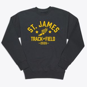 Saint James School Track and Field Premium Crewneck Sweatshirt