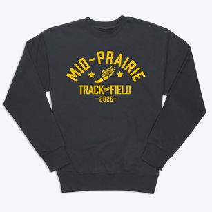 Mid-prairie High School Track and Field Premium Crewneck Sweatshirt