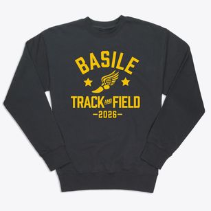 Basile Middle School Track and Field Premium Crewneck Sweatshirt