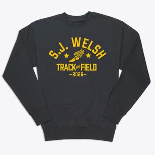 S.j. Welsh Middle School Track and Field Premium Crewneck Sweatshirt