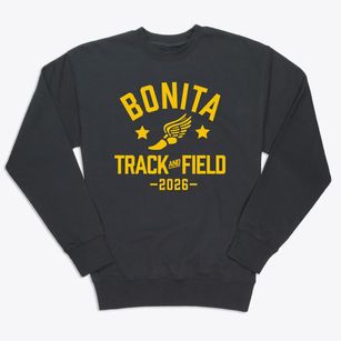 Bonita Elementary School Track and Field Premium Crewneck Sweatshirt