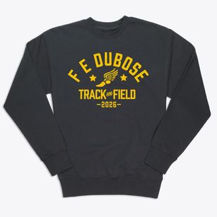F E Dubose Career Center Track and Field Premium Crewneck Sweatshirt