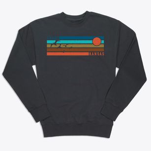 Chase Kansas Blissful Sunset Premium Crewneck Sweatshirt