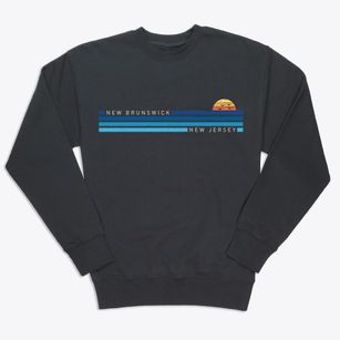 New Brunswick New Jersey Water View Premium Crewneck Sweatshirt