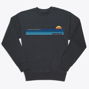 Montgomery Alabama Water View Premium Crewneck Sweatshirt