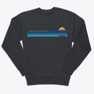 Dover-foxcroft Maine Water View Premium Crewneck Sweatshirt