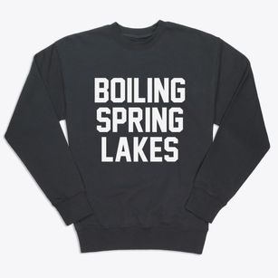 Boiling Spring Lakes North Carolina Classic Block Premium Crewneck Sweatshirt