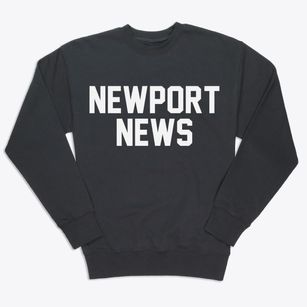 Newport News Virginia Classic Block Premium Crewneck Sweatshirt
