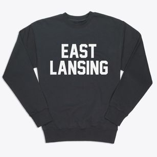 East Lansing Michigan Classic Block Premium Crewneck Sweatshirt