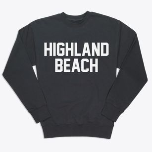 Highland Beach Florida Classic Block Premium Crewneck Sweatshirt