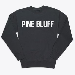 Pine Bluff Arkansas Classic Block Premium Crewneck Sweatshirt
