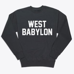 West Babylon New York Classic Block Premium Crewneck Sweatshirt