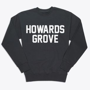Howards Grove Wisconsin Classic Block Premium Crewneck Sweatshirt