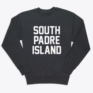 South Padre Island Texas Classic Block Premium Crewneck Sweatshirt