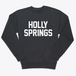 Holly Springs North Carolina Classic Block Premium Crewneck Sweatshirt
