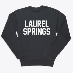 Laurel Springs New Jersey Classic Block Premium Crewneck Sweatshirt