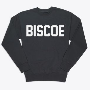 Biscoe North Carolina Classic Block Premium Crewneck Sweatshirt