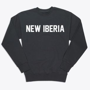 New Iberia Louisiana Classic Block Premium Crewneck Sweatshirt