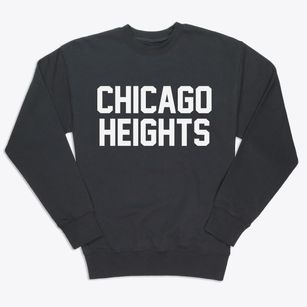 Chicago Heights Illinois Classic Block Premium Crewneck Sweatshirt