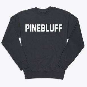 Pinebluff North Carolina Classic Block Premium Crewneck Sweatshirt