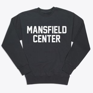 Mansfield Center Connecticut Classic Block Premium Crewneck Sweatshirt