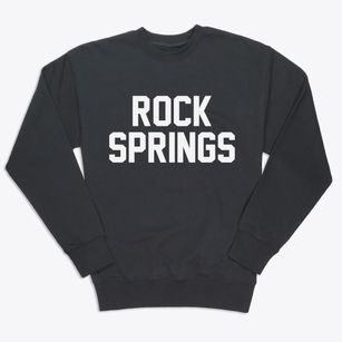 Rock Springs Wyoming Classic Block Premium Crewneck Sweatshirt