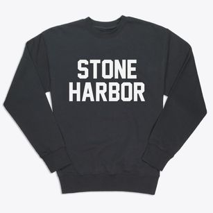 Stone Harbor New Jersey Classic Block Premium Crewneck Sweatshirt