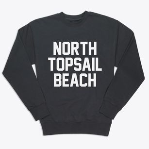 North Topsail Beach North Carolina Classic Block Premium Crewneck Sweatshirt