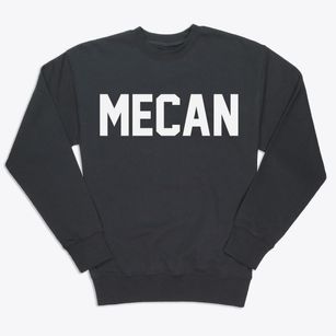 Mecan Wisconsin Classic Block Premium Crewneck Sweatshirt
