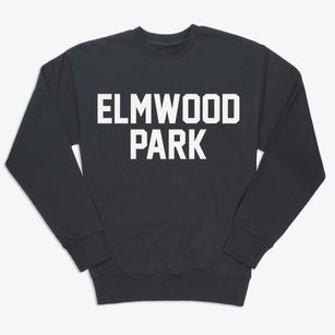 Elmwood Park Wisconsin Classic Block Premium Crewneck Sweatshirt