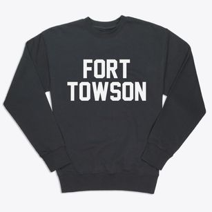 Fort Towson Oklahoma Classic Block Premium Crewneck Sweatshirt