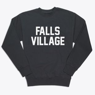 Falls Village Connecticut Classic Block Premium Crewneck Sweatshirt