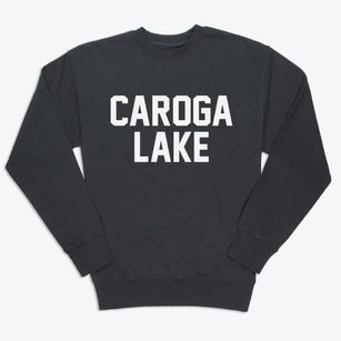 Caroga Lake New York Classic Block Premium Crewneck Sweatshirt