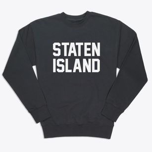 Staten Island New York Classic Block Premium Crewneck Sweatshirt