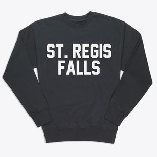 St. Regis Falls New York Classic Block Premium Crewneck Sweatshirt