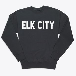 Elk City Idaho Classic Block Premium Crewneck Sweatshirt