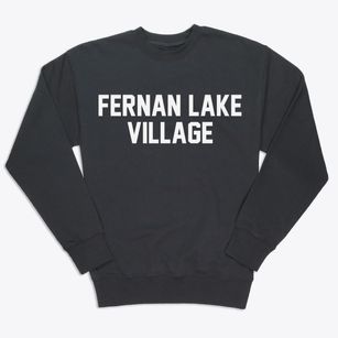 Fernan Lake Village Idaho Classic Block Premium Crewneck Sweatshirt