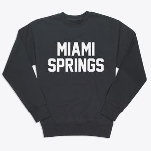 Miami Springs Florida Classic Block Premium Crewneck Sweatshirt