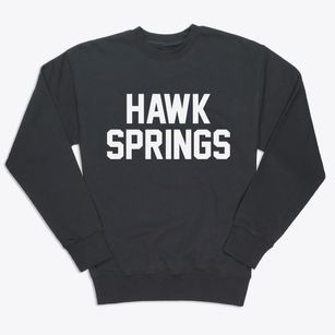 Hawk Springs Wyoming Classic Block Premium Crewneck Sweatshirt