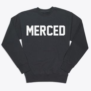Merced California Classic Block Premium Crewneck Sweatshirt
