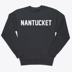 Nantucket Massachusetts Classic Block Premium Crewneck Sweatshirt