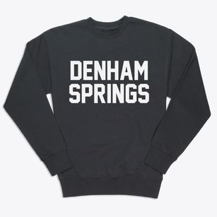 Denham Springs Louisiana Classic Block Premium Crewneck Sweatshirt