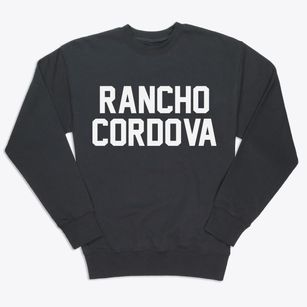 Rancho Cordova California Classic Block Premium Crewneck Sweatshirt