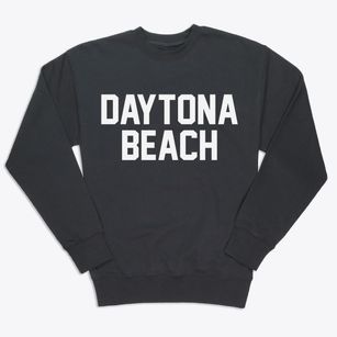 Daytona Beach Florida Classic Block Premium Crewneck Sweatshirt