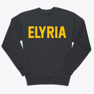 Elyria Ohio Classic Block Premium Crewneck Sweatshirt