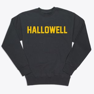 Hallowell Maine Classic Block Premium Crewneck Sweatshirt
