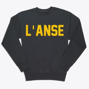 L'anse Michigan Classic Block Premium Crewneck Sweatshirt
