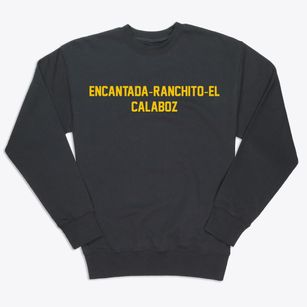 Encantada-ranchito-el Calaboz Texas Classic Block Premium Crewneck Sweatshirt