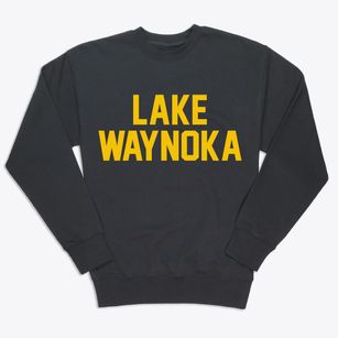 Lake Waynoka Ohio Classic Block Premium Crewneck Sweatshirt
