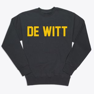 De Witt Nebraska Classic Block Premium Crewneck Sweatshirt